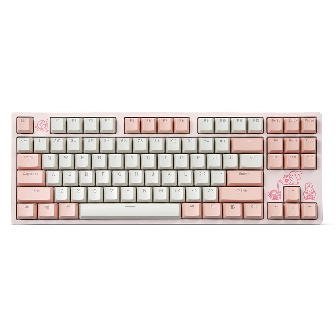 DROP Expression Series Togekey TKL Mechanical Keyboard - Gateron Yellow KS3 Linear Switches - PBT Double-Shot Keycaps - LED Backlight - Silver