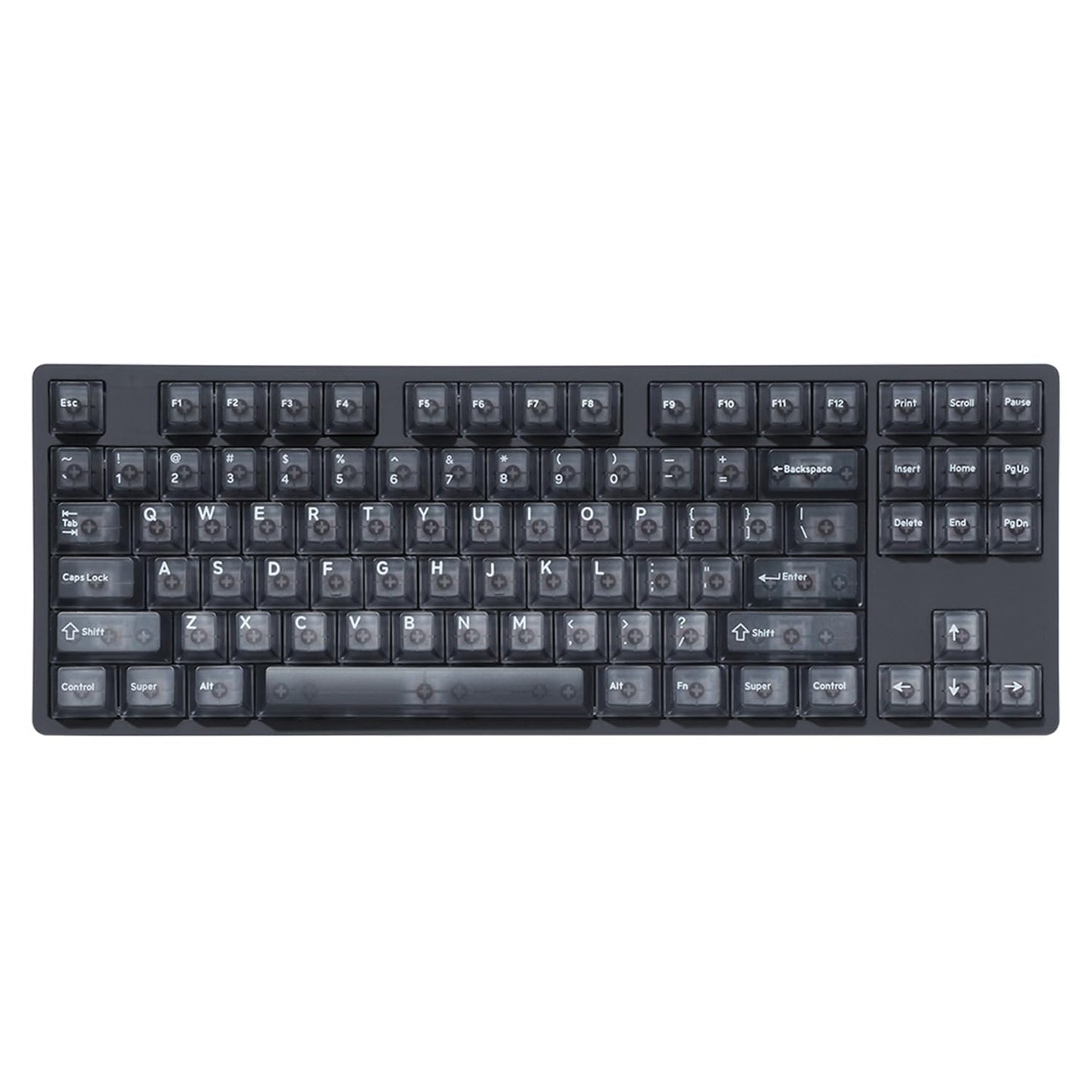 DROP + MiTo Keysterine Transparent ABS Keycap Set R2 - Arctic - 60%, 65%, 75%, TKL, WKL, 1800, 96-Key, Full-Size and More Cherry MX Style Keyboard Compatibility