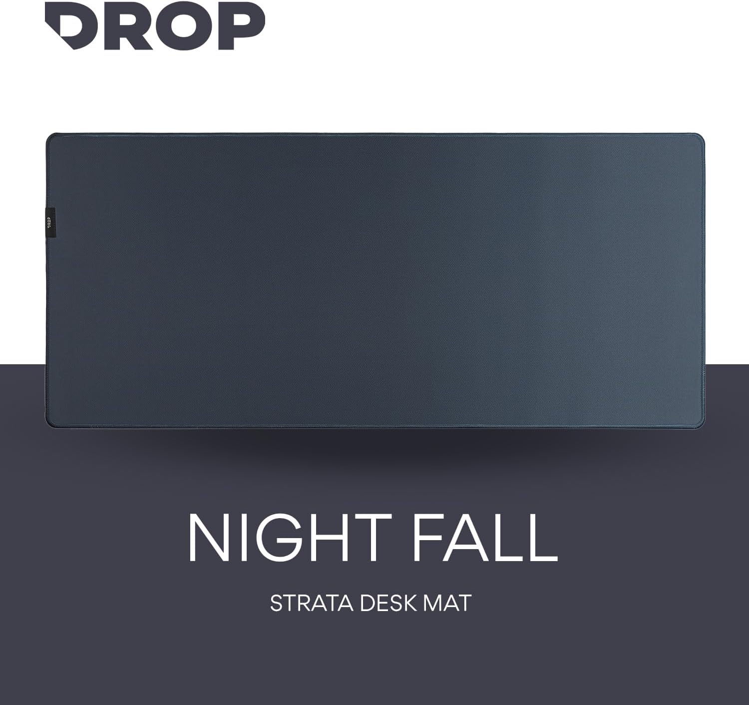 DROP Strata Desk Mat - Dark Blue